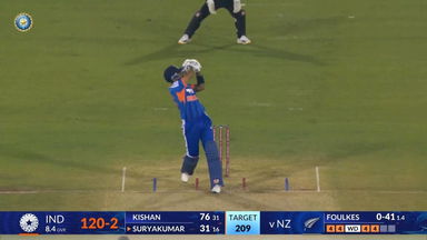 IND vs NZ 2026, 2nd T20I: Suryakumar Yadav Six