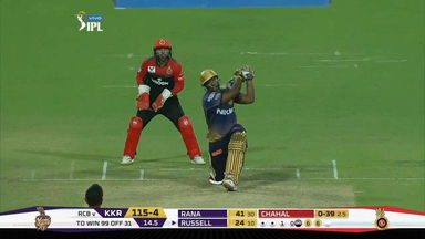 M35: KKR vs RCB – Andre Russell Six