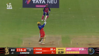 Eliminator: RR vs RCB – Rajat Patidar Six