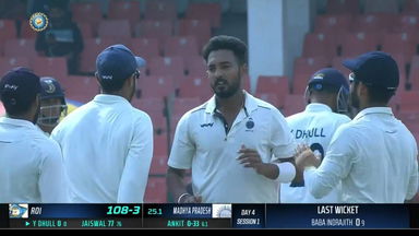 Z R IRANI CUP  2022/23,  Madhya Pradesh vs Rest of India: Fall of Wickets