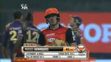 M38: KKR vs SRH – Moises Henriques Wicket