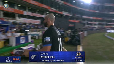 IND vs NZ 2026, 1st T20I: Daryl Mitchell Wicket