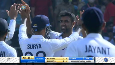 Brilliant Ashwin's superb 4/8 derails NZ