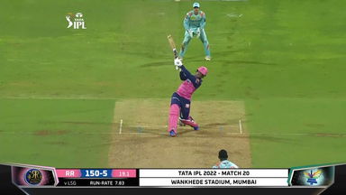 M20: RR vs LSG – Shimron Hetmyer Six