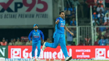 First-over timber strike, courtesy Deepak Chahar