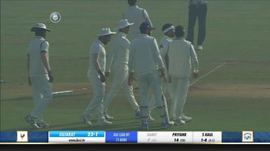 Ranji Trophy 2019-20: Gujarat vs Punjab - Day 3 Highlights