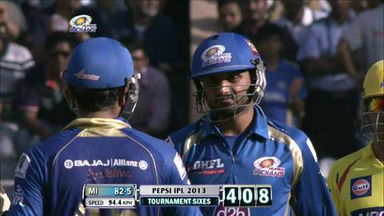 M49: MI vs CSK – Harbhajan Singh Six