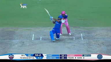 M53: DC vs RR – Rishabh Pant Six