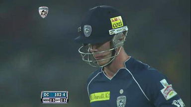 Match 68 DC vs RR – Lynn's Wicket
