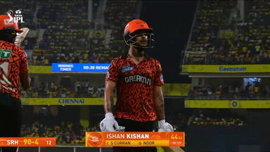 IPL 2025 M43: CSK vs SRH - Ishan Kishan Wicket