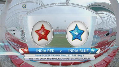 Duleep Trophy, 2017-18: India Red vs India Blue: Day 1 Highlights