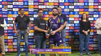 IPL 2026 M28: KKR vs RR - Angel One Super Sixes of the Match - Rinku Singh
