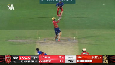 M58: PBKS vs RCB  – Ashutosh Sharma Six