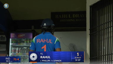 IND vs NZ 2026, 3rd ODI: K L Rahul Wicket