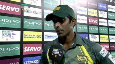CLT20 2014 Q4: MI vs SE  –   Interview – Jehan Mubarak