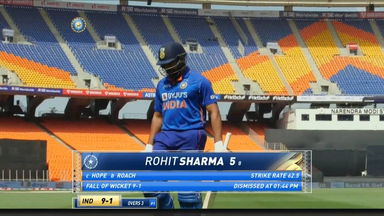 IND vs WI 2022, 2ND ODI: Rohit Sharma Wicket