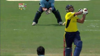 Q3: AA vs HAM –  Shahid Afridi c Adams b Mahmood