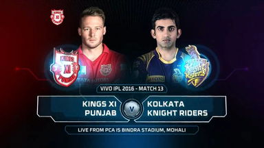 IPL 2016 M13: KXIP vs KKR – Match Highlights