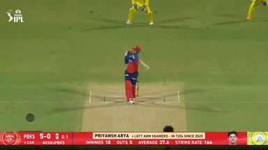IPL 2026 M07: CSK vs PBKS - Priyansh Arya Six