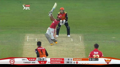 M22: SRH vs KXIP – Nicholas Pooran Six