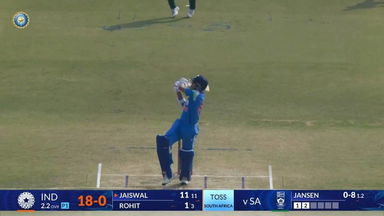 IND vs SA 2025, 1st ODI: Yashasvi Jaiswal Six