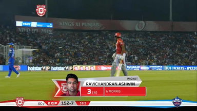 M13: KXIP vs DC – Ravichandran Ashwin Wicket