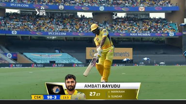 M17: CSK vs SRH – Ambati Rayudu Wicket