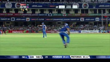 CLT20 2013 M11: LIO vs MI  –   Match Highlights
