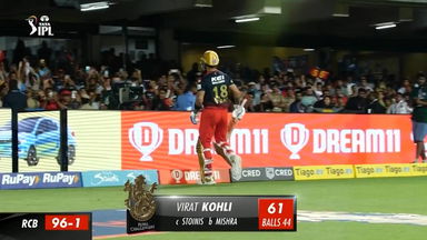 M15: RCB vs LSG – Virat Kohli Wicket