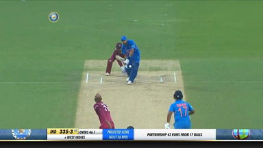 IND vs WI 2019, 2nd ODI: Shreyas Iyer Six