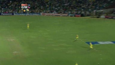 M21: RR vs CSK –  Kevon Cooper c Badrinath b Sharma