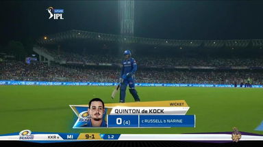 M47: KKR vs MI – Quinton de Kock Wicket