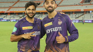 Capping off KKR's Hyderabad win with Shardul Thakur & Varun Chakaravarthy