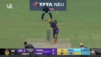 M39: KKR vs GT –  Rahmanullah Gurbaz  Six