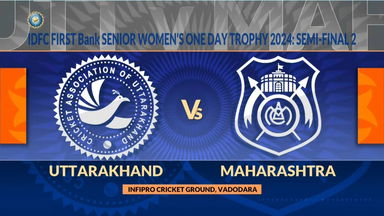 Senior Womens One Day Trophy 2023-24 SF2: Uttarakhand vs Maharashtra: Match Highlights