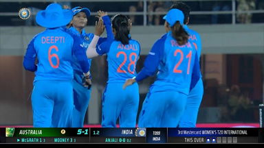 IND-W vs AUS-W 2022, 3RDT20I: Fall of Wickets