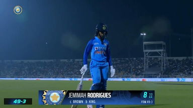 IND-W vs AUS-W 2022, 4TH T20I: Jemimah Rodrigues Wicket