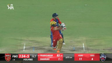 M59: DC vs PBKS – Prabhsimran Singh Six