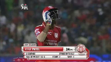 M3: KXIP vs RR – Axar Patel Wicket