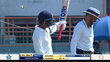 Saurabh Kumar's gritty half-century