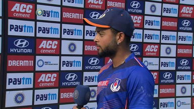 Vijay Hazare Trophy 2020-21, SF1 - Gujarat vs Uttar Pradesh : Karan Sharma Interview