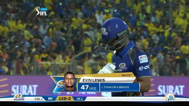 M27: CSK vs MI –  Evin Lewis Wicket
