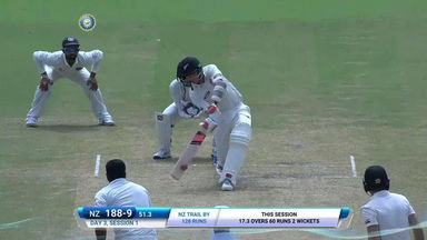 India vs NZ 2016, 2nd Test: NZ 1st Innings Super Sixes