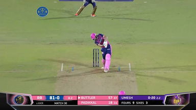 M30: RR vs KKR – Jos Buttler Six