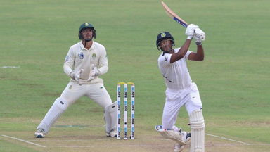 From 87 to 100 - Mayank's 13 runs to century