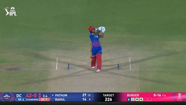 IPL 2026 M43: RR vs DC - Pathum Nissanka Six