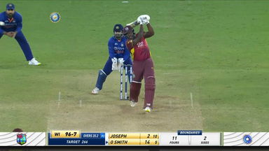 IND vs WI 2022, 3RD ODI: Odean Smith Six