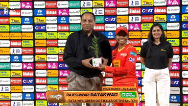 TATA WPL Green Dot Balls of the Match: Match 17, Gujarat Giants vs Delhi Capitals, WPL 2026: Rajeshwari Gayakwad
