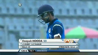 Syed Mushtaq Ali Trophy:  Baroda vs Mumbai, Deepak Hooda’s fifty