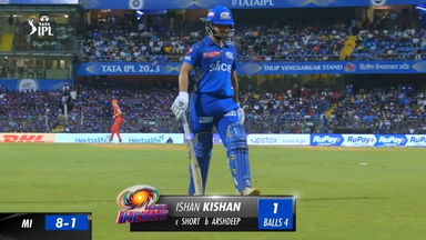 M31: MI vs PBKS – Ishan Kishan Wicket